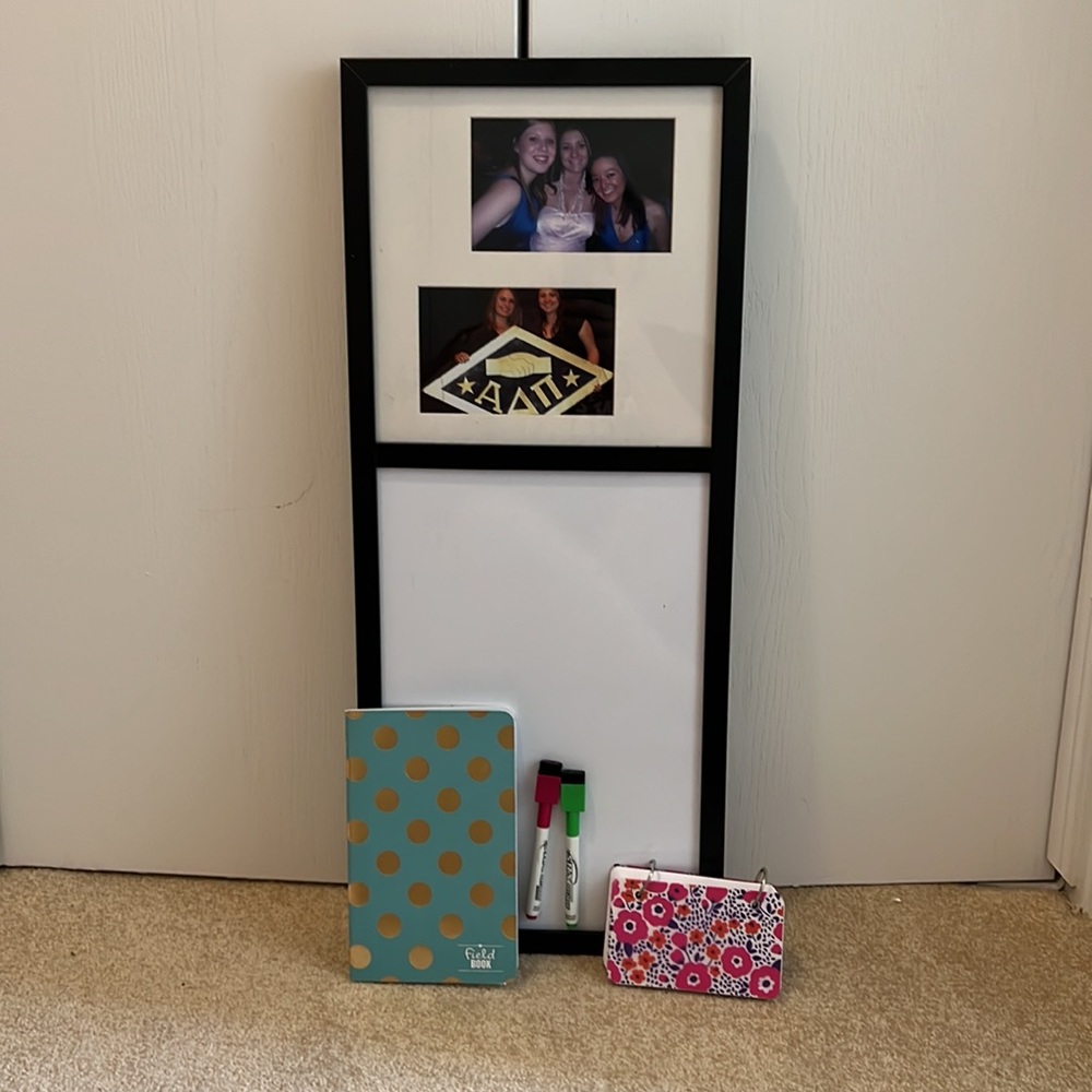 Office Bundle Picture Frame Whiteboard, Journal, and Notecards